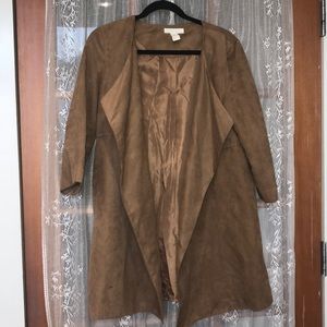 H&M Suede Tan Blazer